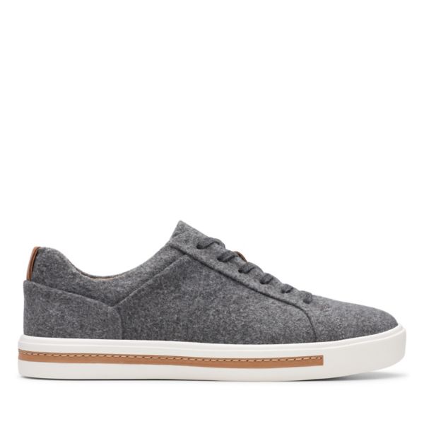 Clarks Womens Un Maui Lace Trainers Grey | CA-5612084